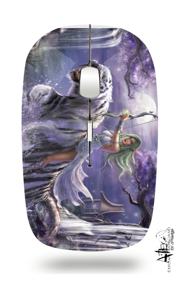  Tyrande Whisperwind World Of Warcraft Art para Ratón óptico inalámbrico con receptor USB