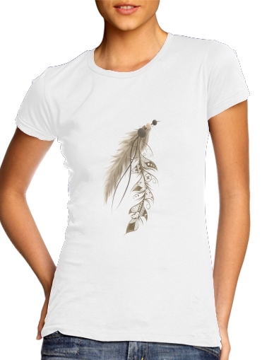  Boho Feather para Camiseta Mujer