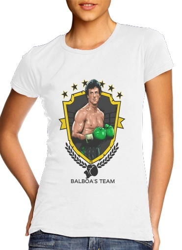  Boxing Balboa Team para Camiseta Mujer