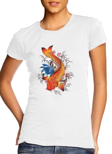  Carpe japonaise para Camiseta Mujer