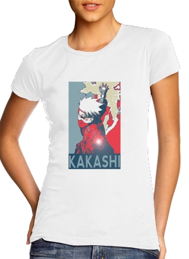  Kakashi Propaganda para Camiseta Mujer