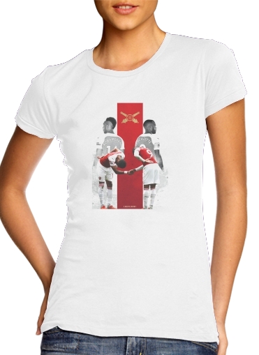  Lacazette x Aubameyang Celebration Art para Camiseta Mujer