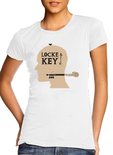  Locke Key Head Art para Camiseta Mujer