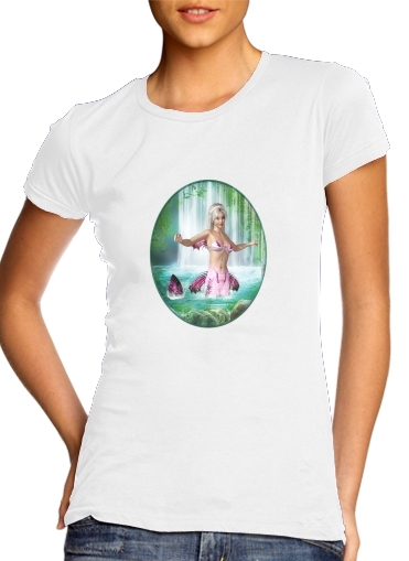  Pink Mermaid para Camiseta Mujer