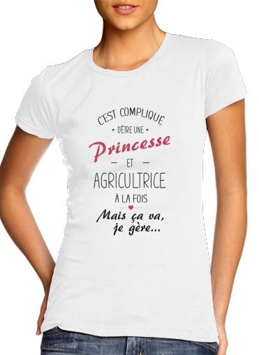  Princesse et agricultrice para Camiseta Mujer