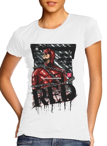  Red  para Camiseta Mujer