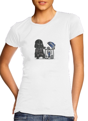  Robotic Trashcan para Camiseta Mujer