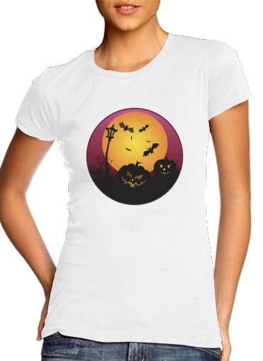  Spooky Halloween 5 para Camiseta Mujer