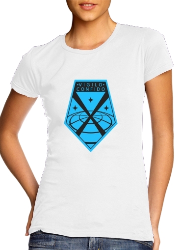  Vigilo Confido XCom para Camiseta Mujer