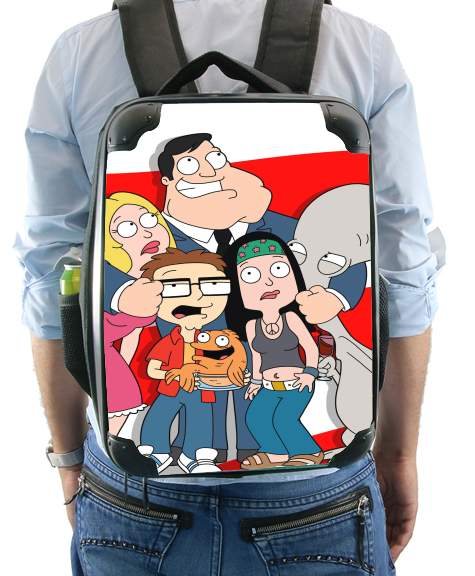  American Dad USA Mashup para Mochila