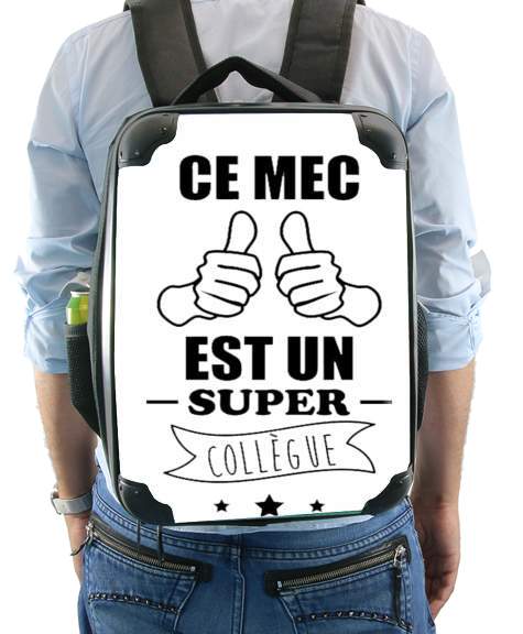  Ce mec est un super collegue cadeau depart para Mochila