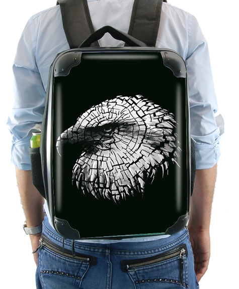  cracked Bald eagle  para Mochila