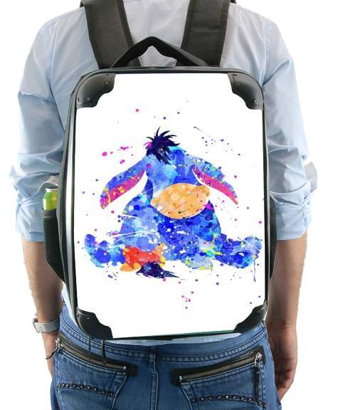  Eyeore Water color style para Mochila