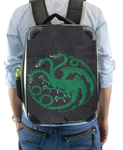  Flag Dragon House Green para Mochila