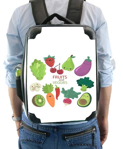  Fruits and veggies para Mochila