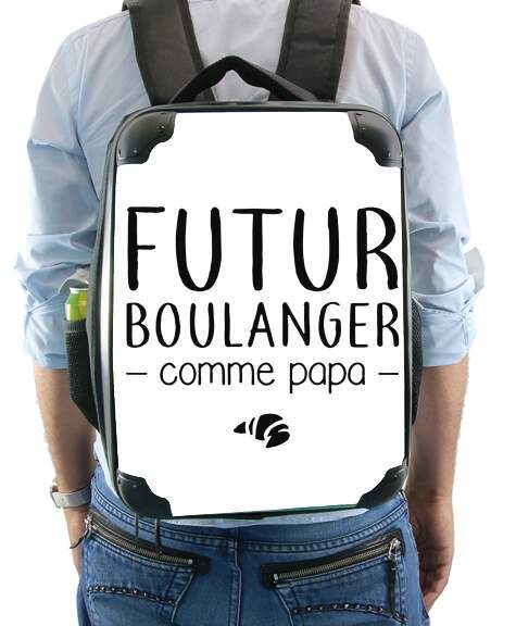  Futur boulanger comme papa para Mochila