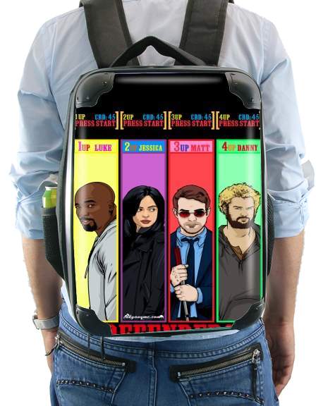  Insert Coin Defenders para Mochila