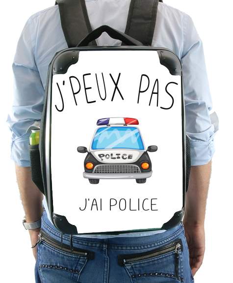  Je peux pas jai Police para Mochila