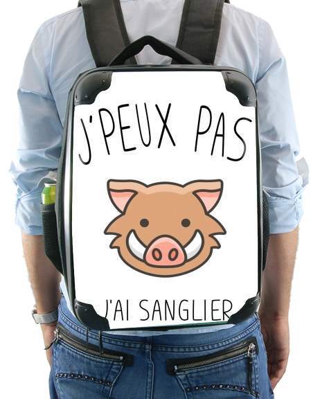  Je peux pas jai sanglier para Mochila