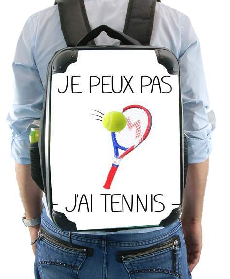  Je peux pas jai tennis para Mochila