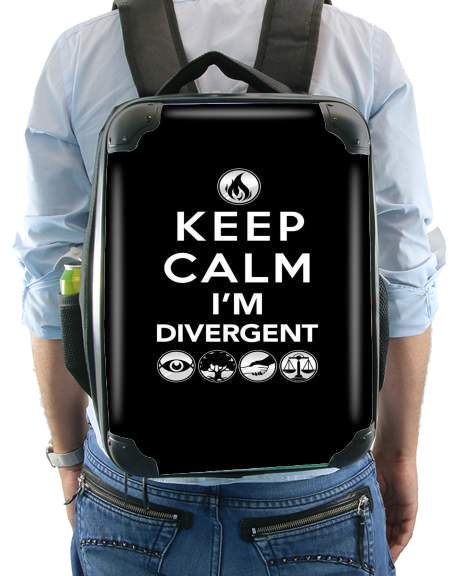  Keep Calm Divergent Faction para Mochila