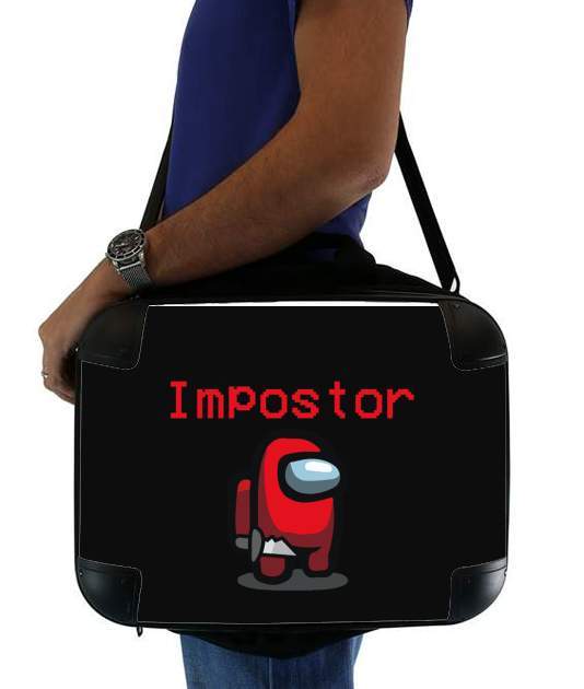   Impostor Among Us para bolso de la computadora