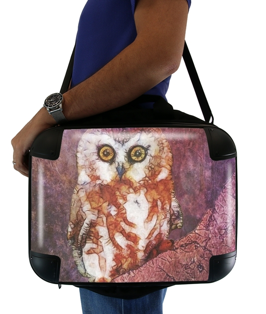  abstract cute owl para bolso de la computadora