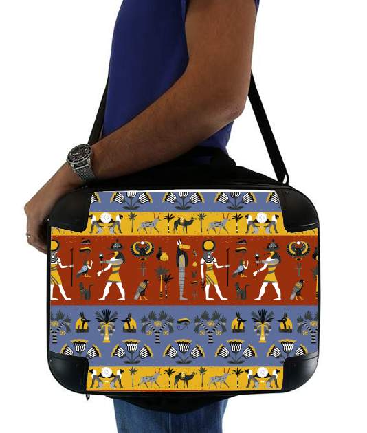  Ancient egyptian religion seamless pattern para bolso de la computadora