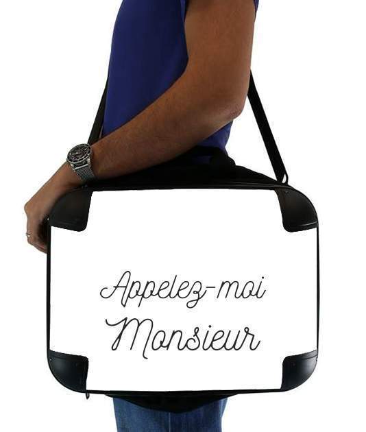  Appelez moi monsieur Mariage para bolso de la computadora