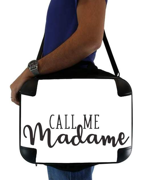  Call me madame para bolso de la computadora