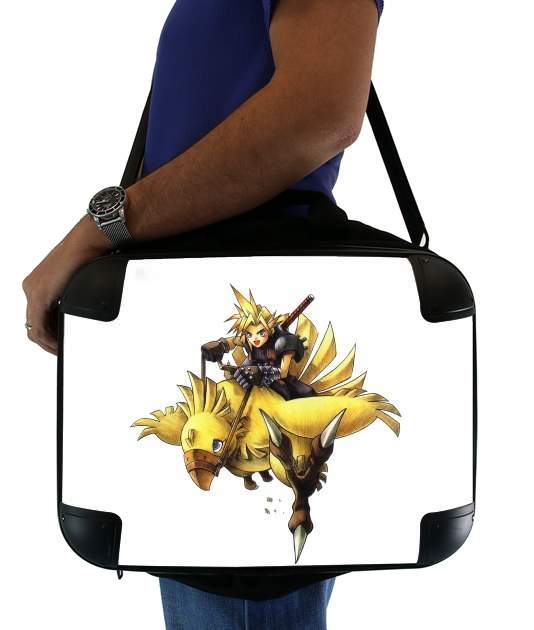  Chocobo and Cloud para bolso de la computadora