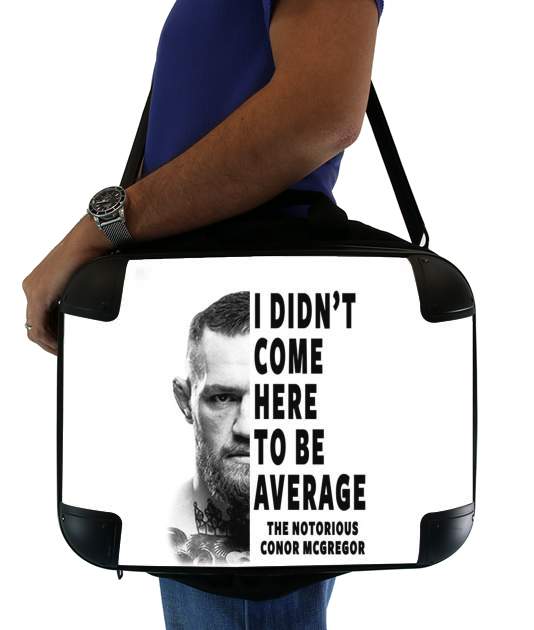  Conor Mcgreegor Dont be average para bolso de la computadora