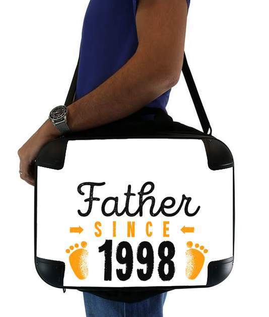  Father Since your YEAR para bolso de la computadora