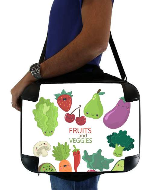  Fruits and veggies para bolso de la computadora