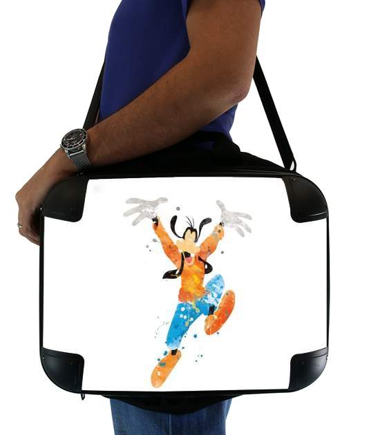  Goofy Art Watercolor para bolso de la computadora