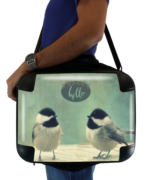  Hello Birds para bolso de la computadora