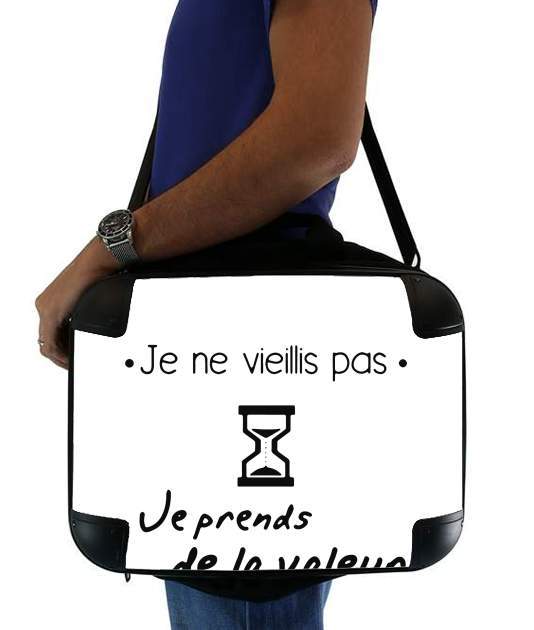  Je ne vieillis pas je prends de la valeur para bolso de la computadora