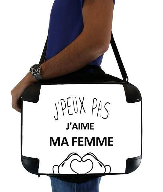  Je peux pas jaime ma femme para bolso de la computadora