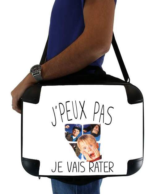  Je peux pas je vais rater lavion para bolso de la computadora