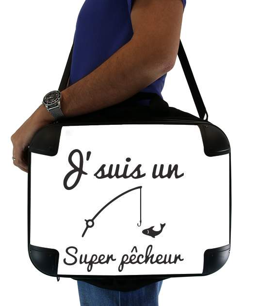  Je suis un super pecheur para bolso de la computadora