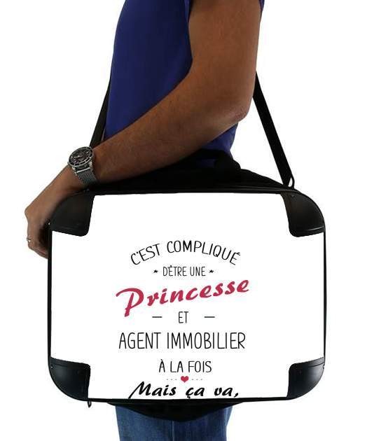  Princesse et agent immobilier para bolso de la computadora