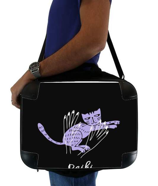  Reiki Animals Cat  para bolso de la computadora