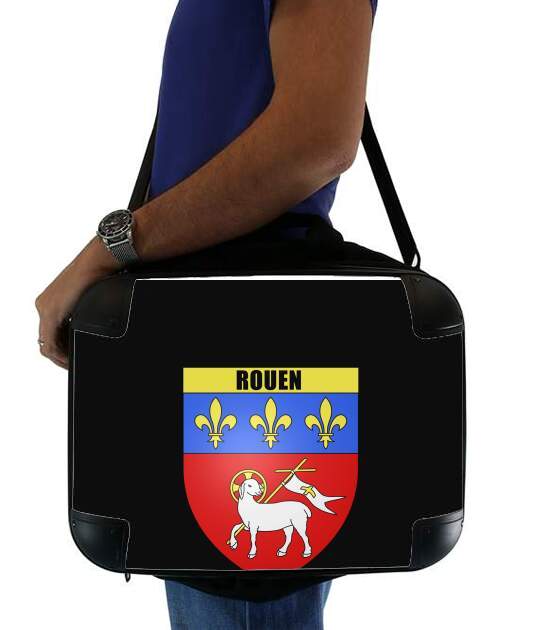  Rouen Normandie para bolso de la computadora