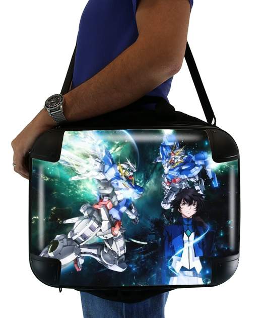  Setsuna Exia And Gundam para bolso de la computadora