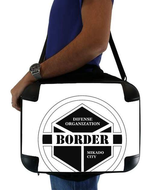  World trigger Border organization para bolso de la computadora