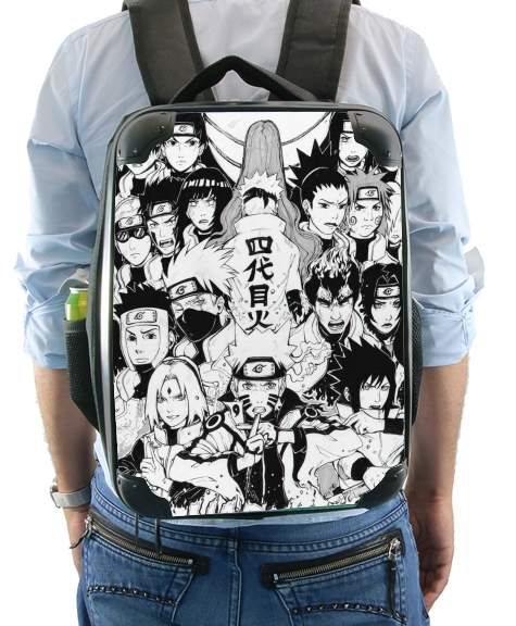  Naruto Black And White Art para Mochila