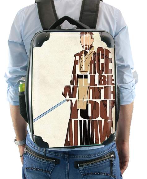  Obi Wan Kenobi Tipography Art para Mochila