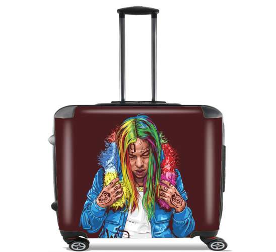  6ix9ine para Ruedas cabina bolsa de equipaje maleta trolley 17" laptop