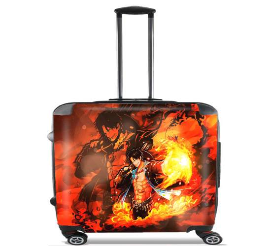  Ace Fire Portgas para Ruedas cabina bolsa de equipaje maleta trolley 17" laptop