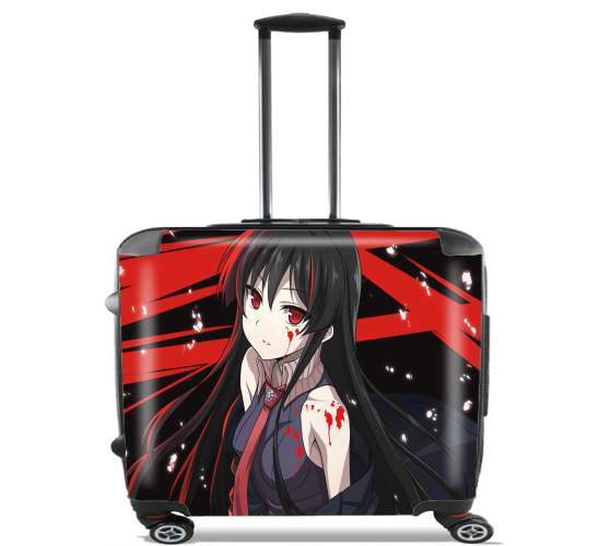  akame ga kill para Ruedas cabina bolsa de equipaje maleta trolley 17" laptop